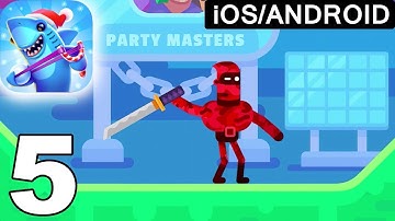 Bowmasters (UNLOCK DEADPOOL) Walkthrough Video Part 5 (iOS Android)