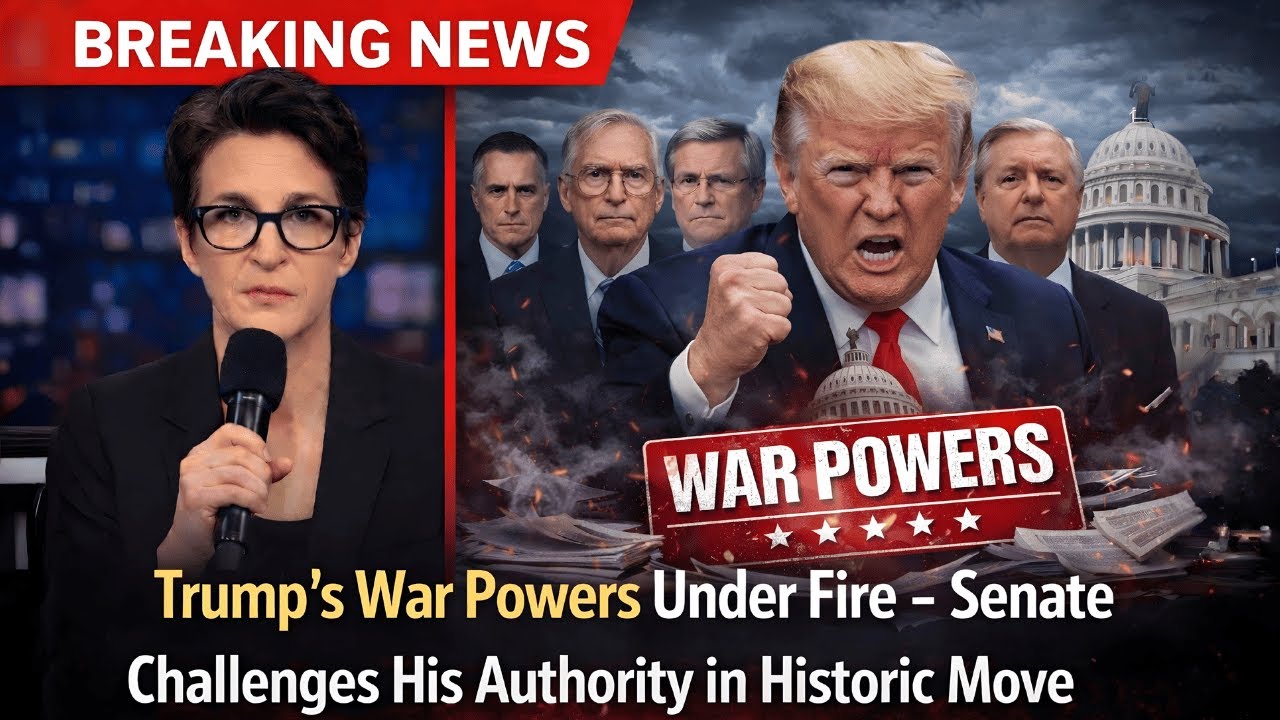 Trump’s War Powers Under Fire – Senate Challenges His Authority in Historic Move