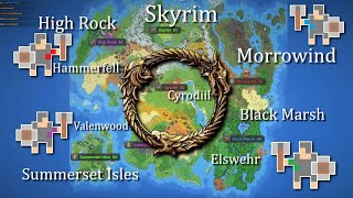 All The Elder Scrolls Provinces Fight Over Tamriel For 250 Years! - WorldBox Battle Royale