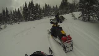 Ski Doo Freeride - Throttle Sticks guy bails