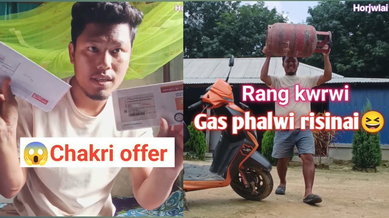 Chakri Offer da tamo😱🤔||Gas pai thangka Mui munliya😄||Horjwlai Tiprasa vlogs