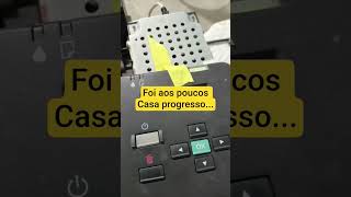 B510dn começando a funcionar com Bulk Ink, loucura ✅ EPSON com cabeçote Dx7