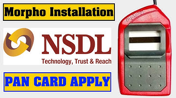 How to USE Morpho Device NSDL PAN Card Applay PayNearby | #NSDL PAN Card #Morpho Device Setting