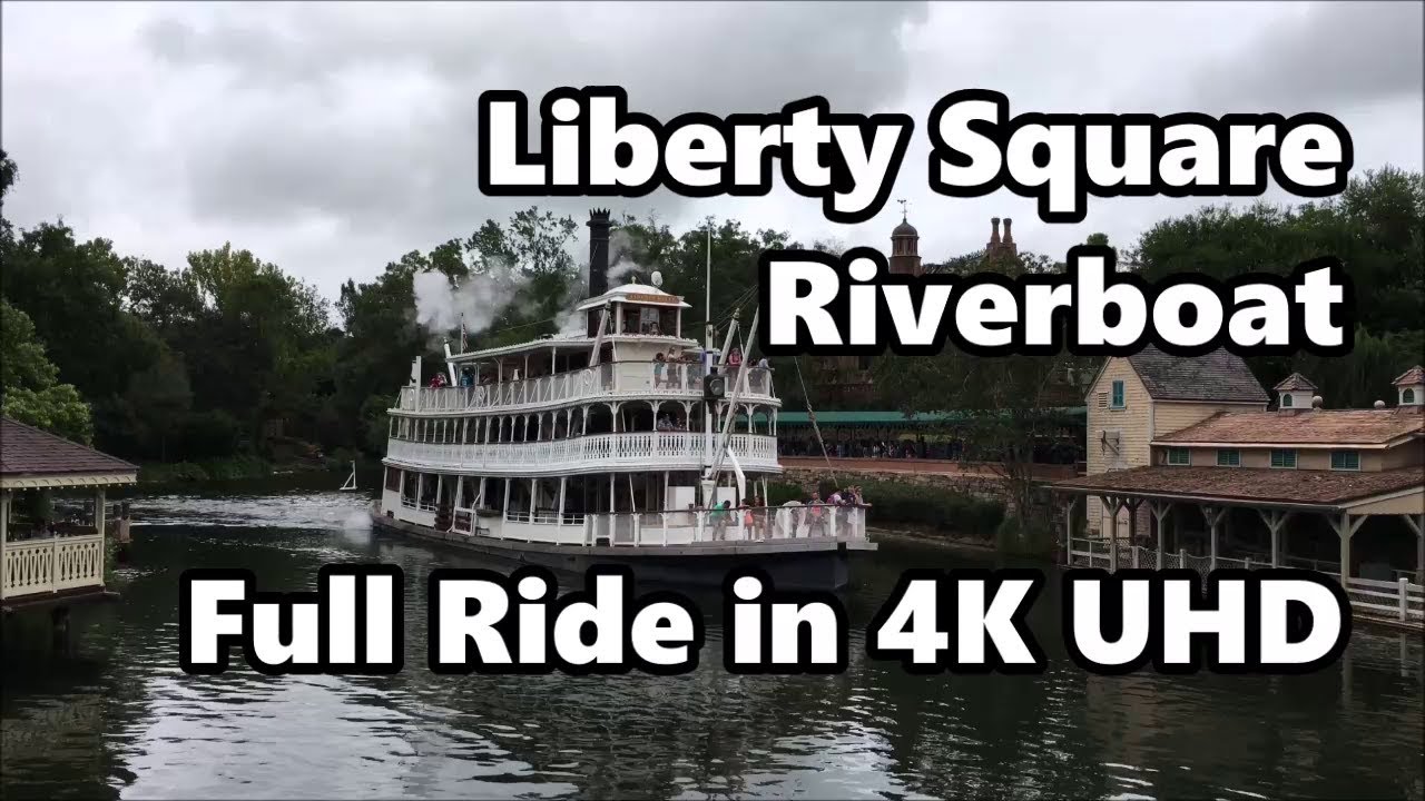 Liberty Square Riverboat | Magic Kingdom | Full Ride in 4K | Walt Disney World