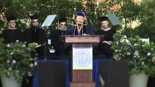 Chancellor Gene Blocks Commencement Address