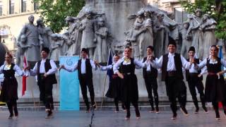 Serbian Folk Dance - Folk Fest Budapest, 2014 June 17