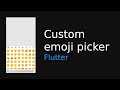 Emoji picker in Flutter