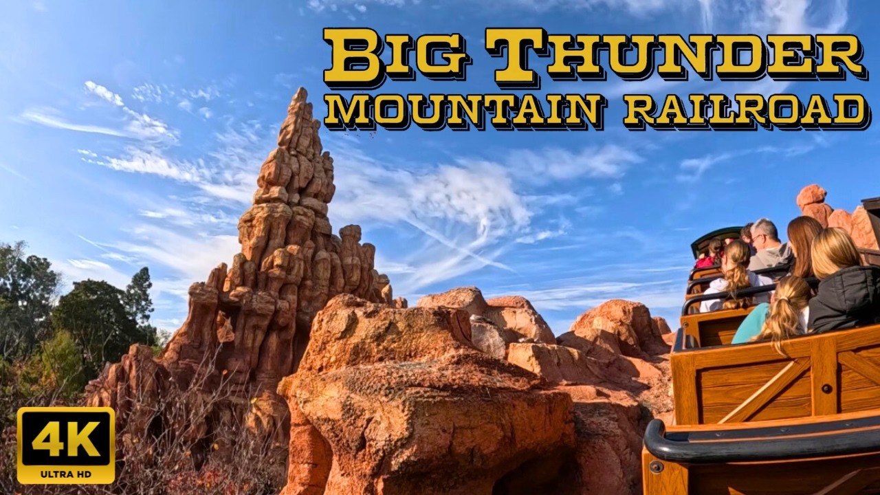 Big Thunder Mountain Railroad! on-ride 4k POV | Disneyland