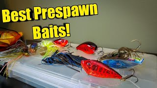 Top 5 Spring Bass Fishing Lures- Prespawn (2019)
