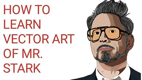 Robert Downey Jr.(Mr.Stark) Vector Edits #tango, #tangovector, #vectorart