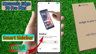 motorola edge 70 pro plus smart sidebar settings, motorola edge 70 pro plus sidebar settings