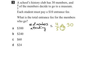 EQAO Grade 9 Applied Math 2017 Question 3 Solution
