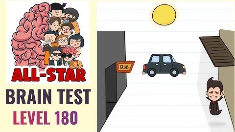 Brain Test All Star Level 180 | Help the vampire get across the street | Walkthrough