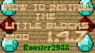Minecraft 1.4.7 - How To Install The Little Blocks Mod (NEW) screenshot 5