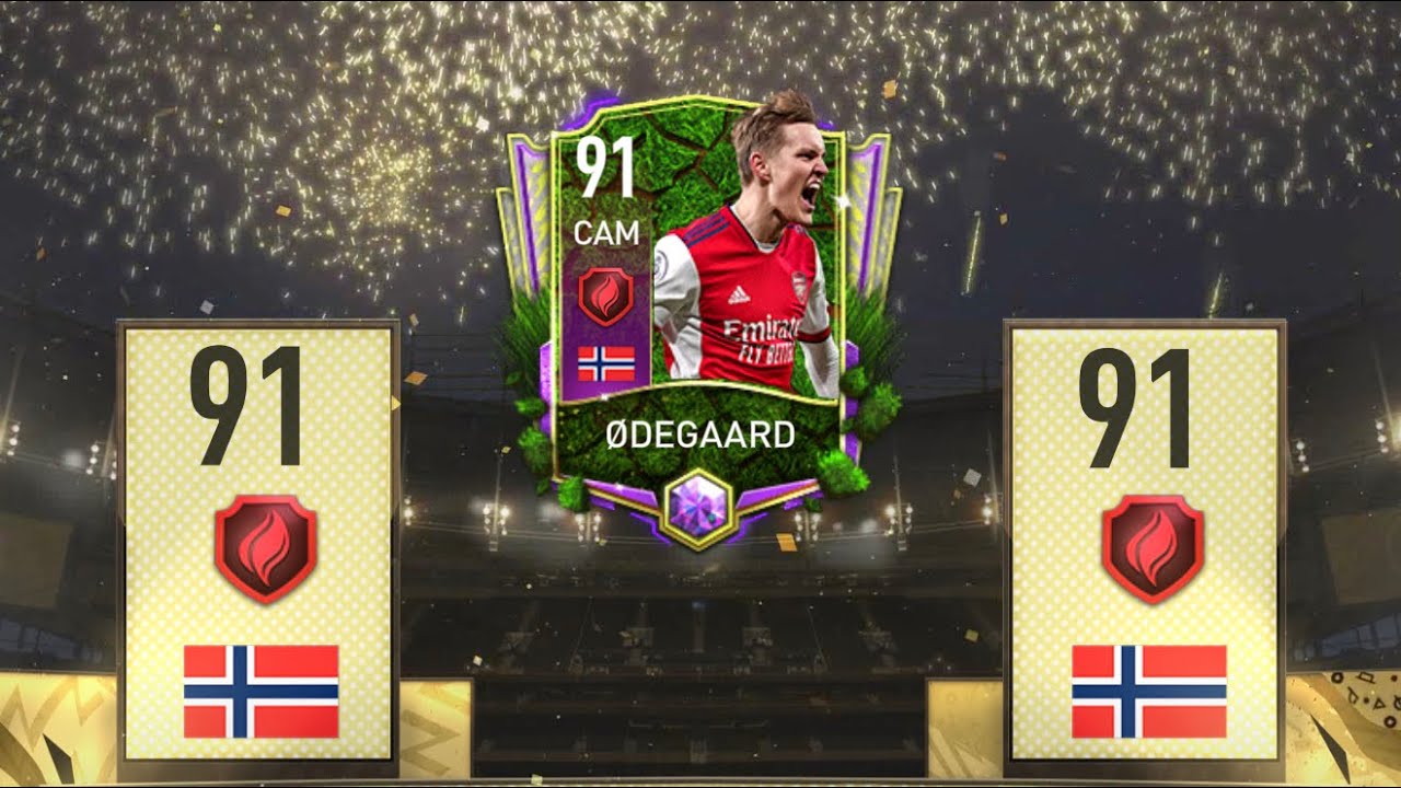 Spring Showdown Ødegaard in a pack Fifa Mobile 22
