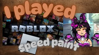 I tried to draw in Roblox Speed Draw