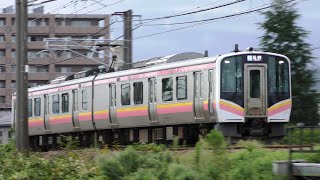 信越本線上り始発420M E129系A20編成【4K】
