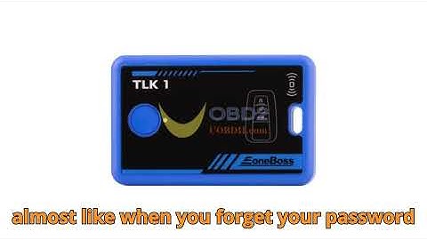 EONEBOSS TLK 1 Key Unlocking Guide: How to Unlock Deleted or Locked Car Keys Fast