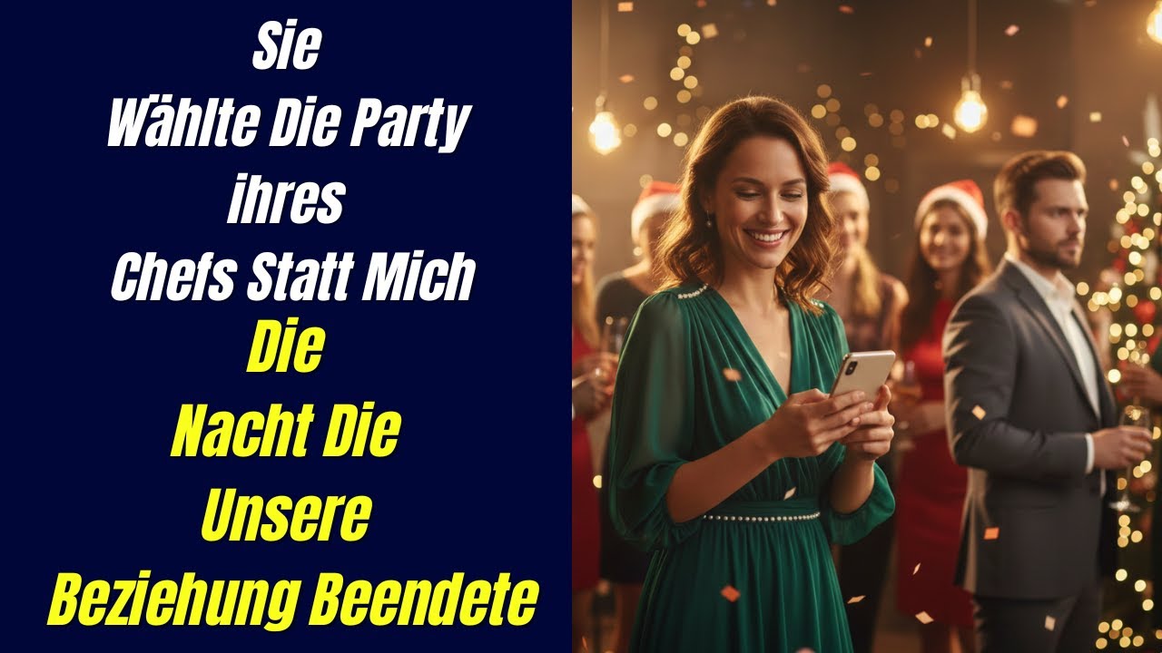 Sie wählte die Party ihres Chefs statt mich – die Nacht, die unsere Beziehung beendete