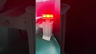 Solar power low intensity obstruction lights, used for high voltage power tower