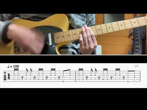 [TAB譜] ねぇ、(SHISHAMO) Guitar riff [ギター]