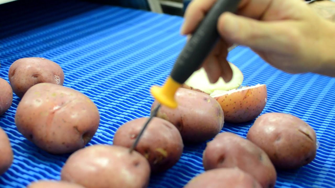 Microwave Baked Potatoes - YouTube