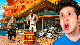 EXPLOTO la CASA de FRANKLIN en GTA 5! 💥🏡 (Mods) by E-MasterSensei 760,834 views 1 month ago 8 minutes, 11 seconds