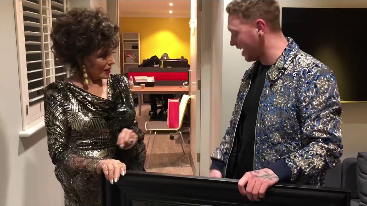 Presenting Dame Joan Collins GOLD ART! 