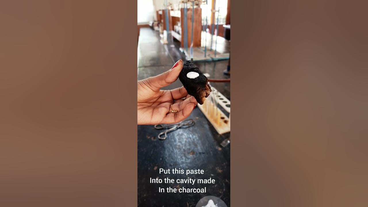 charcoal cavity test for cations YouTube