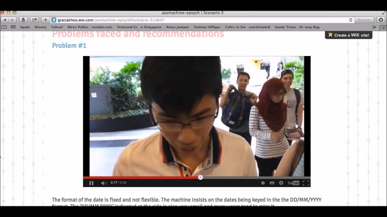 Usability study of the AXS machine YouTube