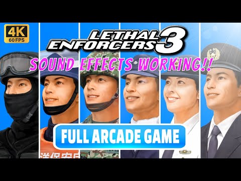 Lethal Enforcers 3 (2004) Arcade 4k/60fps ALL SOUNDS WORKING! Full Playthrough