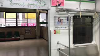 서울교통공사 2호선 직각형 GEC 293편성 잠실나루-잠실 주행영상