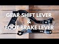 How to install Adjustable Folding Gear Shift Lever &amp; Adjustable Foot Brake Lever on BMW F800GS 4K