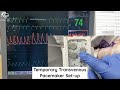 Temporary transvenous pacemeker setup