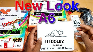 A6 Set Top box New version June 2021 Montage Chipset Dolby Digital audio Ok