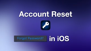 Forgot Password? - Resetting Your Account on an iOS Device in mSecure screenshot 1