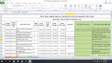 HỒ SƠ CHẤT LƯỢNG TRÊN EXCEL CÓ SỬ DỤNG VBA