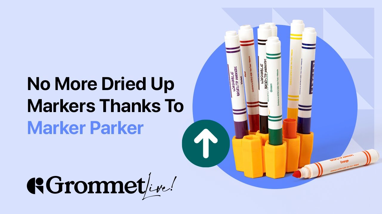 Organize Your Markers with Marker Parker Grip-Tight Coloring Organizer