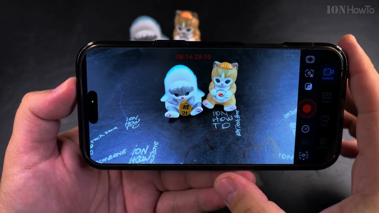 Как скрыть все наложения в приложении Blackmagic Design Camera