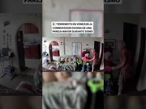 Video Terremoto en Venezuela: adulto mayor protege a su esposa durante fuerte sismo | El Comercio