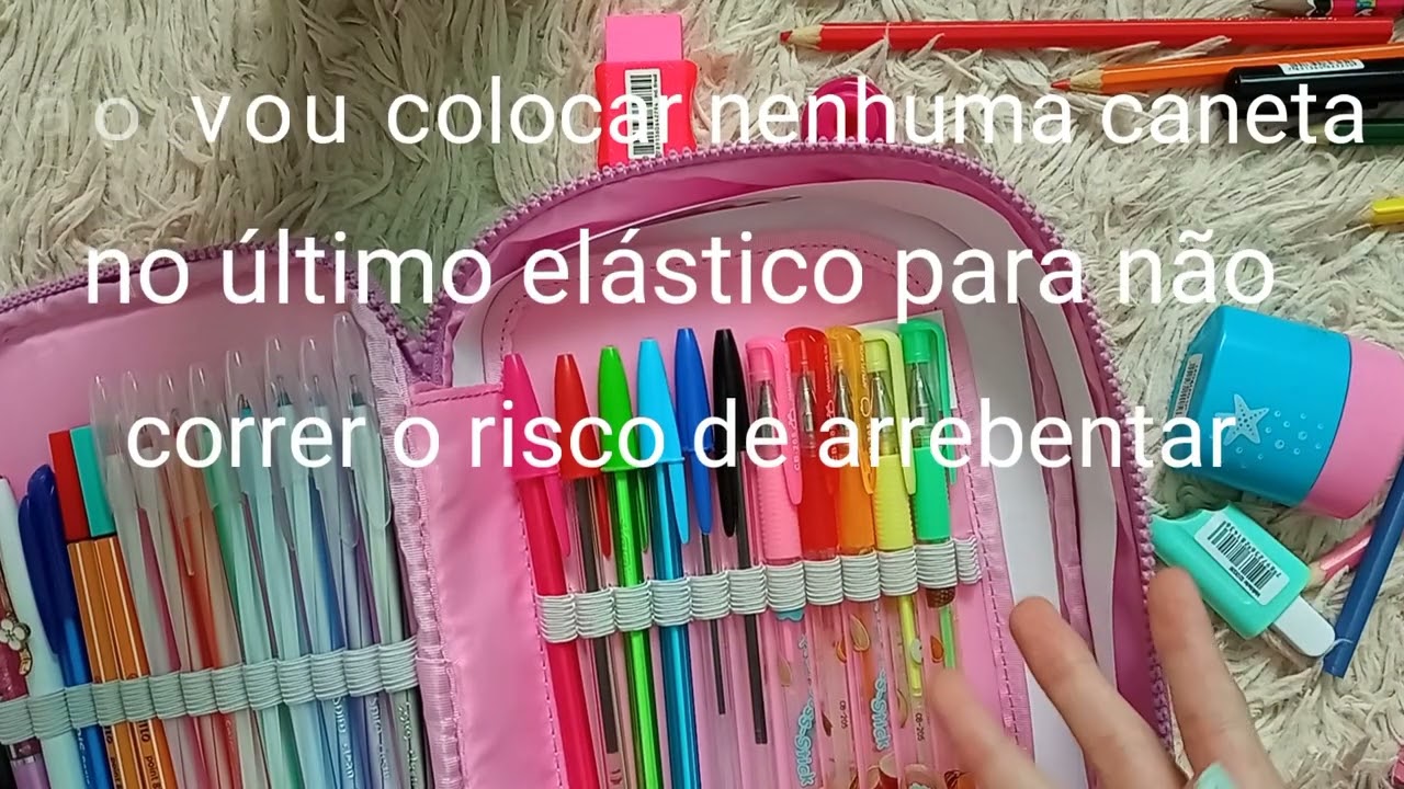ASMR: Arrumando meu estojo escolar 2023.