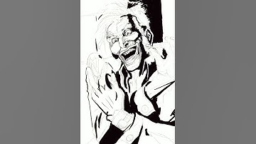 Drawing of DC’s Joker made in Procreate