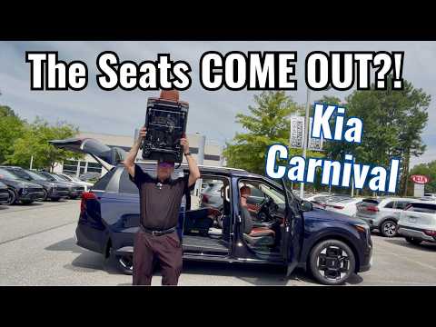How 2026 Kia Carnival Seats Work - ALL 3 Rows DEMO (Install & Remove)