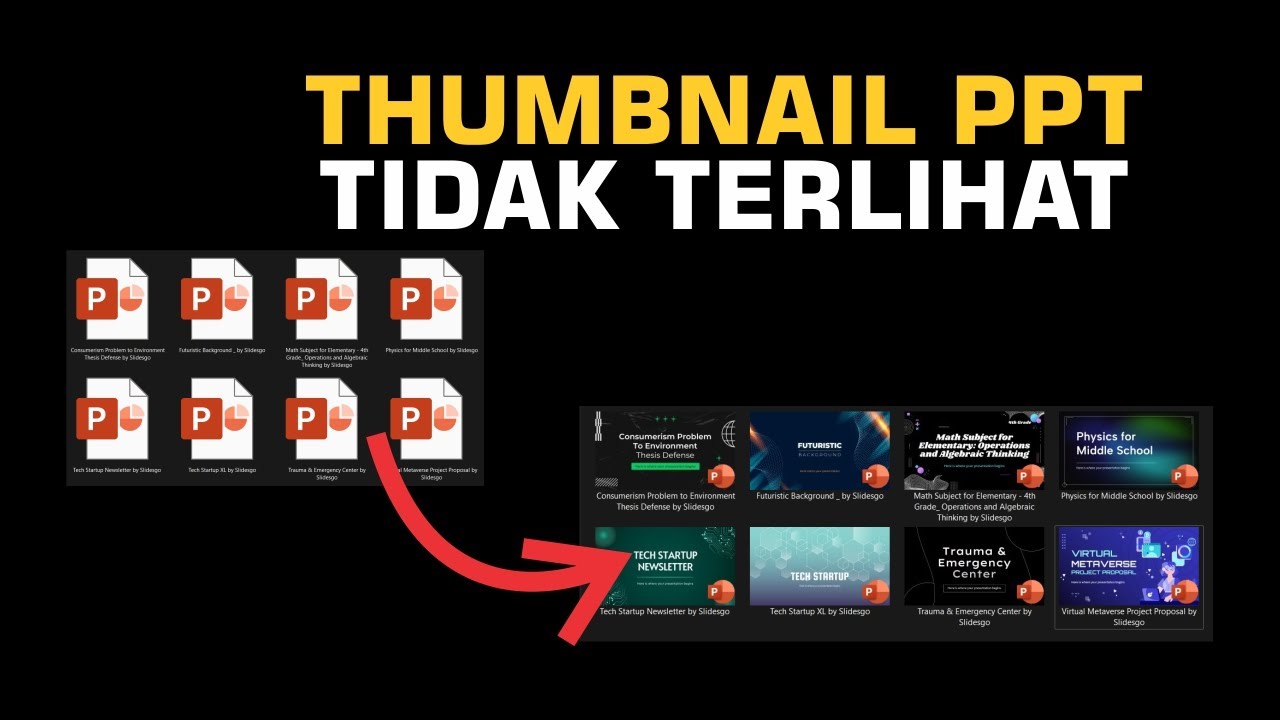Memunculkan Thumbnail Slide Presentasi atau PPT #TECXTUR - YouTube