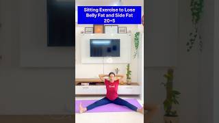 Sitting Exercise for Belly Fat and Side Fat #fitness #trendingshorts