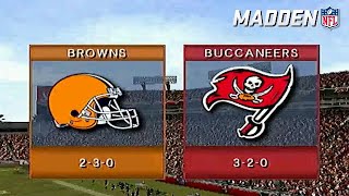 Madden NFL 2003 Week 6 Browns vs Buccaneers