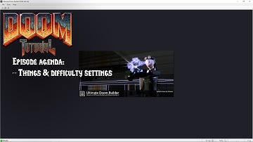 16: Things & difficulty settings - Ultimate Doom Builder with the Lazygamer