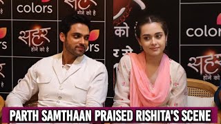 Download Lagu Seher Hone Ko Hai : Parth Samthaan Praises Rishita's Urdu And Scene | Colors Tv | Telly Face  MP3