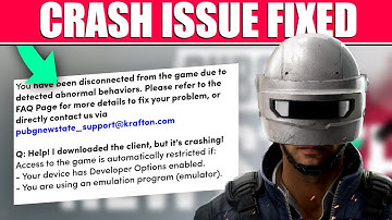 PUBG New State CRASH FIXED | How To Fix PUBG New State Crash | PUBG New State Crash Fix 100% Working