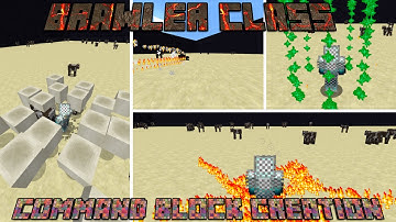 Minecraft Command blocks creation : Brawler MMORPG Class{100 subscribers special}